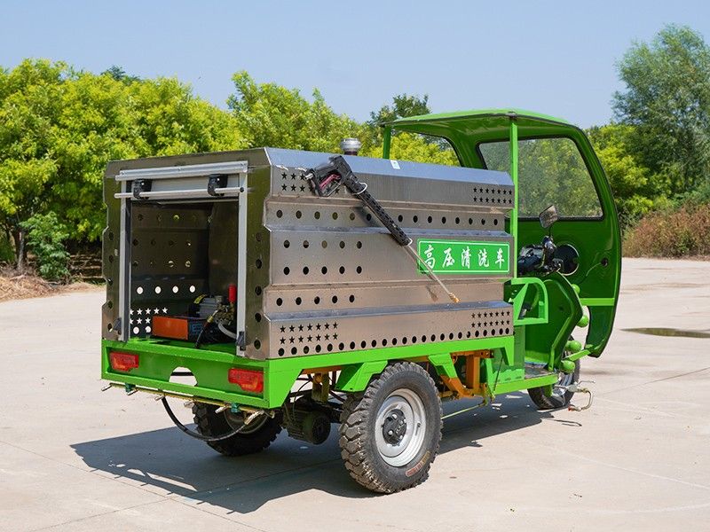 不銹鋼電動(dòng)三輪高壓清洗車(chē)(600L)